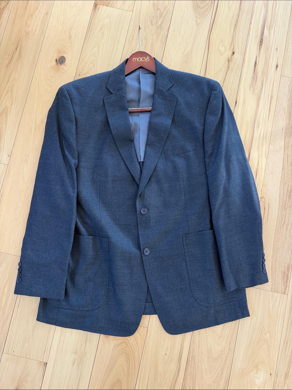 Calvin Klein Gray Suit Jacket Size 44R
